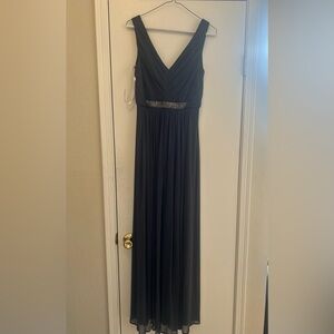 David’s Bridal Charcoal Grey Bridesmaid dress